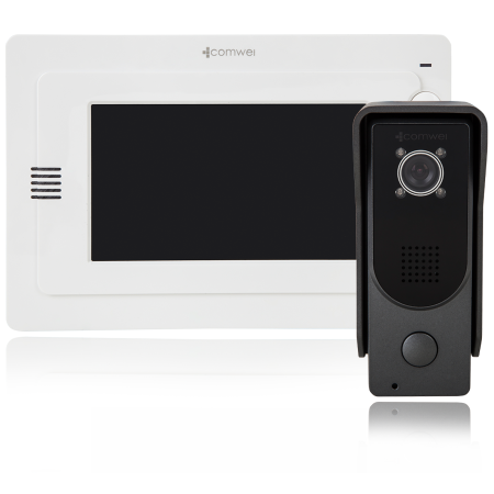 Wideodomofon COMWEI Z1W biały monitor 