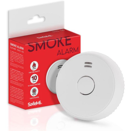 Czujnik dymu SafeMi SHS-05 na baterię 