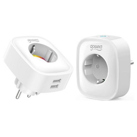GNIAZDKO STEROWANE WiFi ANDROID iOS TUYA 2x USB SP112 2pack