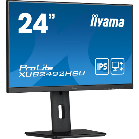 Monitor LED IIYAMA XUB2492HSU-B5 24 cale IPS HDMI DP Pivot Ultra Slim 