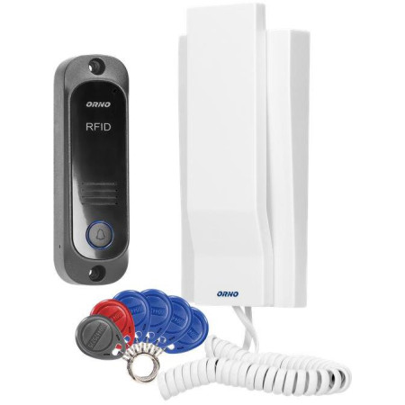 Domofon ORNO 1-rodzinny, interkom, OR-DOM-JA-928/W AVIOR 