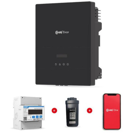 Inwerter falownik 3 fazowy Corab Encor 8K + WiFi + miernik energii, 8kW
