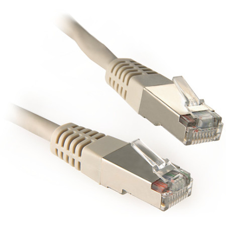 PATCHCORD KAT5E FTP 1M SZARY