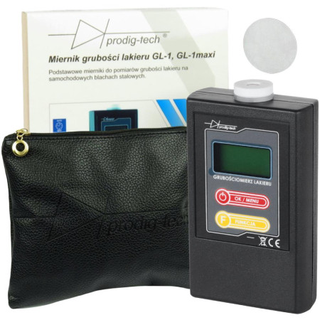 MIERNIK GRUBOŚCI LAKIERU GL-1 FE + POKROWIEC SKÓRZANY