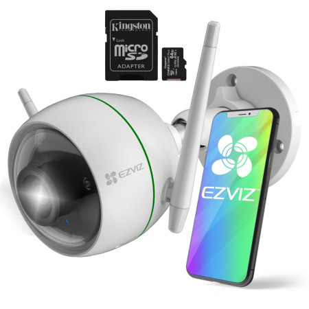 KAMERA IP EZVIZ C3T PRO + KARTA 64GB