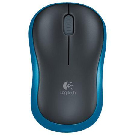 OUTLET_1: Mysz bezprzewodowa Logitech M185 Wireless Mouse niebieska (OUTLET)