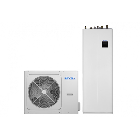 Pompa Ciepła SEVRA Ecos Heat Split z wbudowanym zasobnikiem SEV-MHPT-3-16-240/I
+ SEV-HPS3-16/O