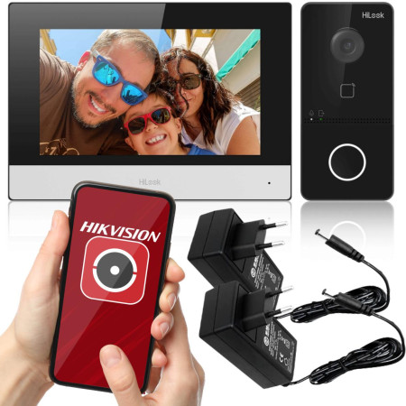 Zestaw wideodomofonowy IP Hilook by Hikvision IP-VIS-SLIM 