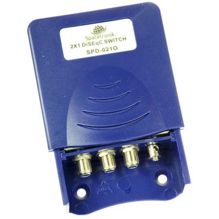 Przełącznik DiSEqC 2/1 Spacetronik SPD-021O zewnętrzny