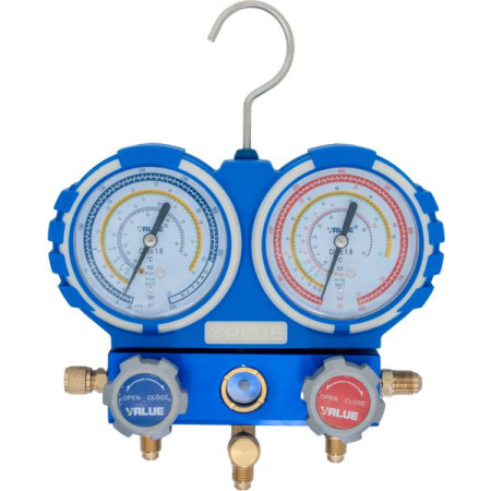 Zestaw manometrów Value VMG-2-R600-B 