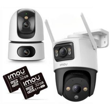 Zestaw 2 kamer IP IMOU Ranger Dual 10MP (5MP + 5MP) i Cruiser Dual 10MP (5MP + 5MP)