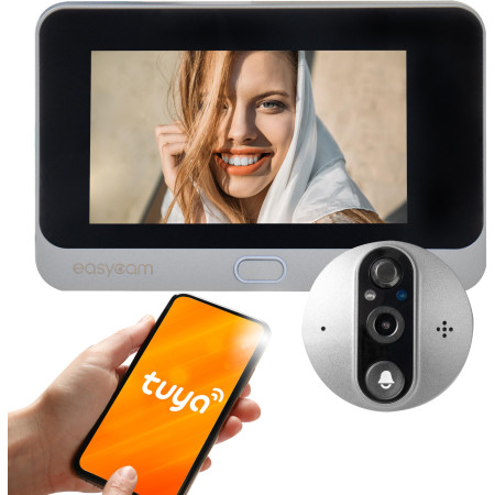 Wideowizjer do drzwi Wi-Fi Tuya EasyCam EC-WIZ2 