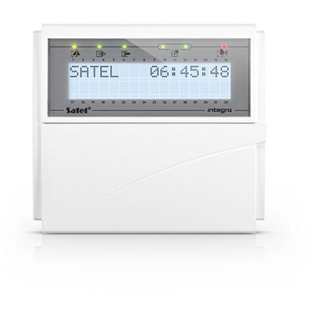 OUTLET_1: SATEL Manipulator LCD (białe podświetlenie) INT-KLCD-W (OUTLET)