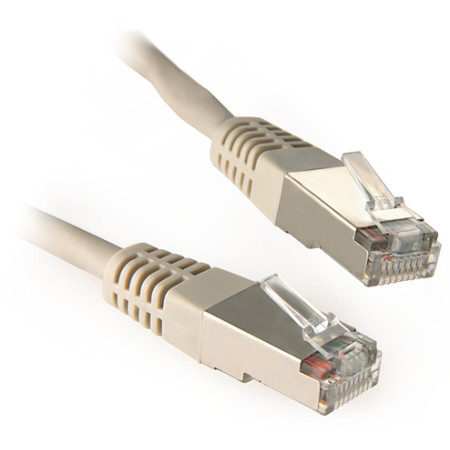 PATCHCORD KAT5E FTP 10M SZARY 