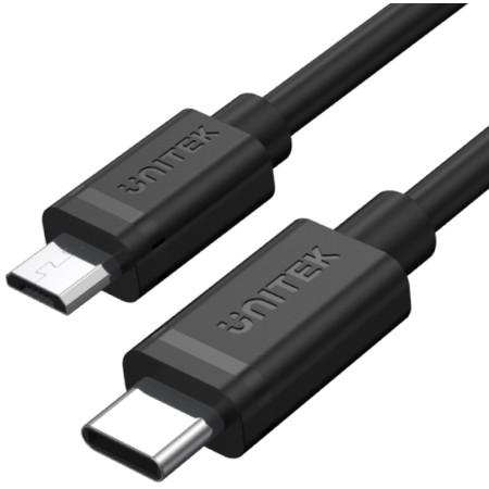Unitek Y-C473BK przewód USB Typ-C do microUSB 1M