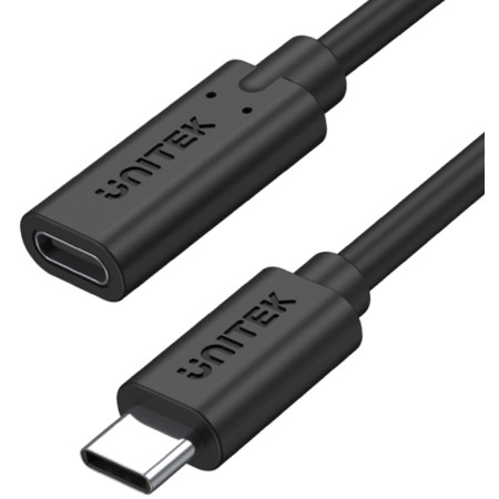 OUTLET_1: Przedłużacz Unitek C14086BK USB-C 10Gbps 4K, PD 100W 1,5m (OUTLET)