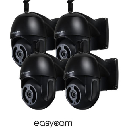 Zestaw kamer IP EasyCam 2x EC-8PT8IR-B i 2x EC-4PT8IR-B