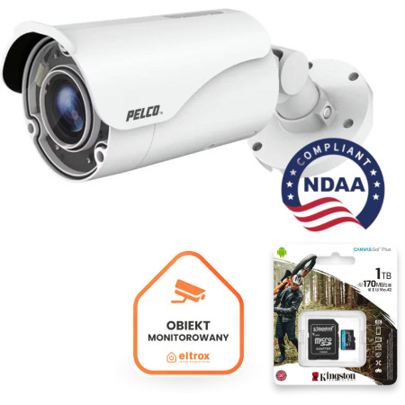 Kamera IP PELCO IBP532-1ER Sarix Professional 3 5 MPx 7-22mm tubowa + Gratis