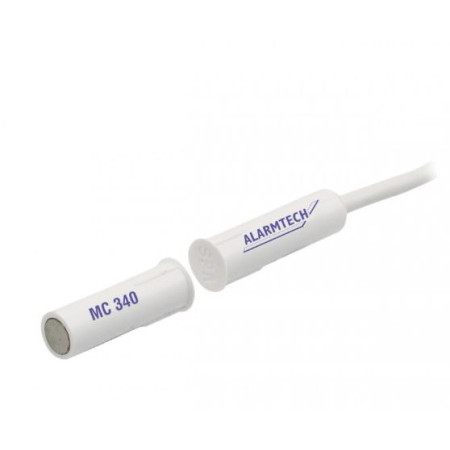 ALARMTECH MC 340 Czujka magnetyczna wpuszczana w plastikowej obudowie Grade 2