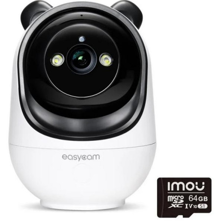 Kamera IP EasyCam wewnętrzna obrotowa EC-3PT2DL-U z kartą pamięci 64GB