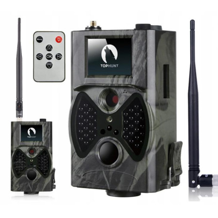 OUTLET_4: FOTOPUŁAPKA KAMERA LEŚNA HC300M FULL HD 1080p 12MPX MMS GPRS SIM (OUTLET)