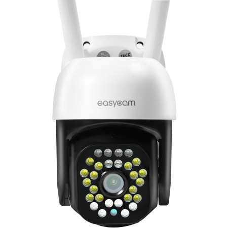 Kamera IP EasyCam obrotowa zewnętrzna WiFi LED 25m Tuya 3MP 4 x zoom EC-3PT12L16IR-AI