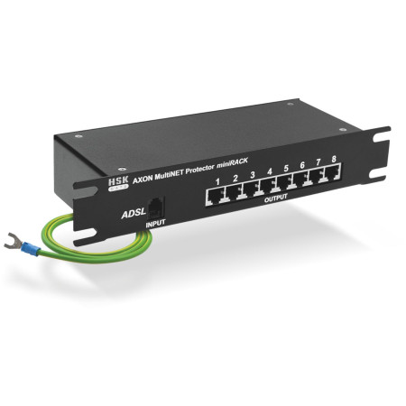 Ogranicznik przepięć AXON  Multi Net Protector miniRACK 8+1