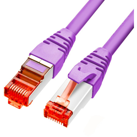 PATCHCORD SKRĘTKA GETFORT CAT.6A S/FTP LSOH 5m fioletowy