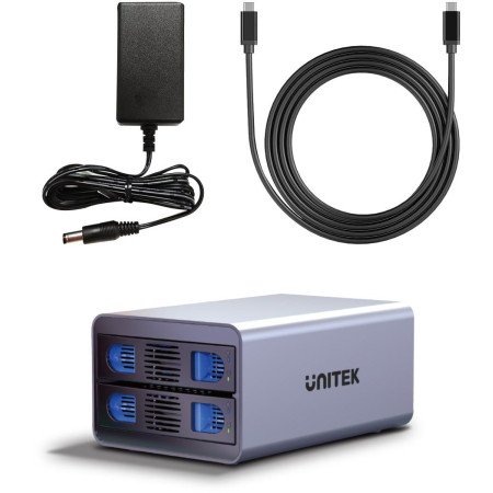 OUTLET_1: Unitek Kieszeń na dyski SATA 2,5''/3,5'' SATA HDD/SSD 40TB (OUTLET)