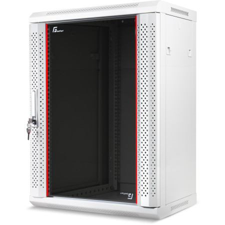 SZAFA RACK GETFORT 19 CALI 15U 600X600 WISZĄCA SZARA