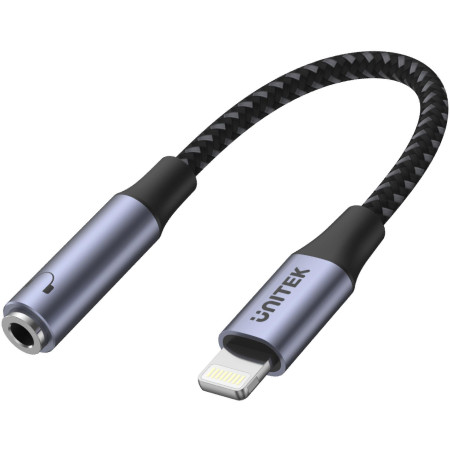 Unitek Adapter Lightning na mini jack 3,5 mm (F)