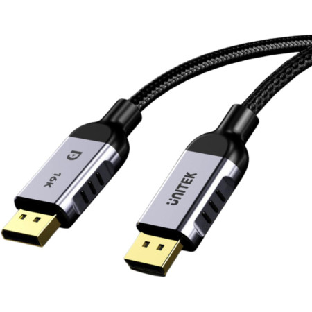 OUTLET_1: Kabel DisplayPort Unitek v2.1 2m 8K@120Hz (OUTLET)