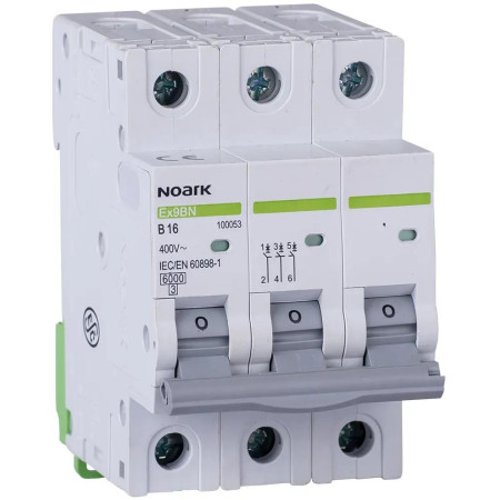WYŁĄCZNIK NADPRĄDOWY 6 KA, B, 20A, 3P, Ex9BN 3P B20 Noark 100054 