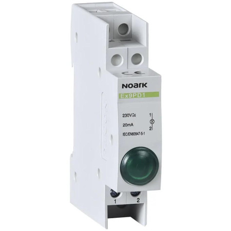 LAMPKA SYGNALIZACYJNA, 230V AC/DC, 1 ZIELONY Ex9PD1g Noark 102443 