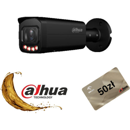 Kamera IP Dahua IPC-HFW3849T-ZAS-IL-27135-BLACK + Gratis