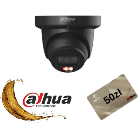 Kamera IP Dahua IPC-HDW3849QM-S-IL-0280B-Black + Gratis