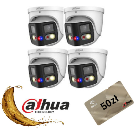 KAMERA IP TIOC DUO DAHUA IPC-PDW3849-A180-E2-AS-PV-0280B Opakowanie zbiorcze 4szt.