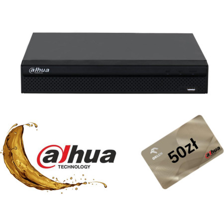 REJESTRATOR IP DAHUA NVR2104HS-P-4KS3 + Gratis