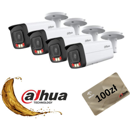 KAMERA IP DAHUA IPC-HFW2449T-AS-IL-0360B Opakowanie zbiorcze 4szt.
