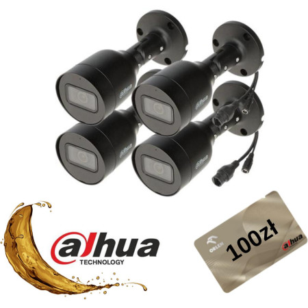 KAMERA IP DAHUA IPC-HFW1530S-0280B-S6-BLACK Opakowanie zbiorcze 4szt