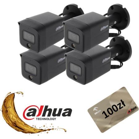 KAMERA IP DAHUA IPC-HFW1839TC-A-IL-0280B-S6-BLACK Opakowanie zbiorcze 4szt.