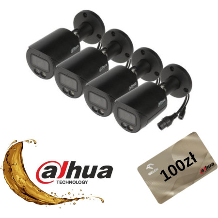 Kamera IP Dahua 8mpx IPC-HFW2849S-S-IL-0280B-BLACK Opakowanie zbiorcze 4szt.