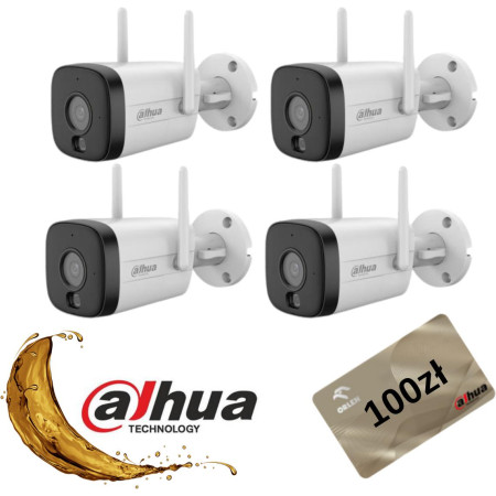 Kamera WI-FI Dahua IPC-HFW1539DTK1-SW-PV-0280B Opakowanie zbiorcze 4szt.