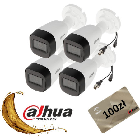 KAMERA HDCVI DAHUA HAC-HFW1500C-0280B-S2 Opakowanie zbiorcze 4szt.
