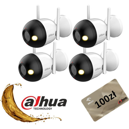 KAMERA IP TIOC DAHUA IPC-HFW1239DQ-PV-STW Opakowanie zbiorcze 4szt