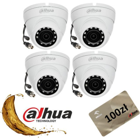 KAMERA HDCVI DAHUA HAC-HDW1800M-0280B Opakowanie zbiorcze 4szt