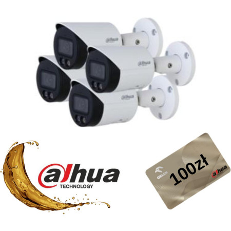 KAMERA IP DAHUA IPC-HFW2449S-S-IL-0280B Opakowanie zbiorcze 4szt