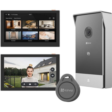 Zestaw wideodomofonowy EZVIZ HP7 z monitorem bezprzewodowym SD7