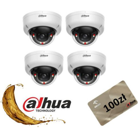 KAMERA IP DAHUA IPC-HDBW1239E1-A-IL-0280B-S6 opakowanie zbiorcze 4szt.