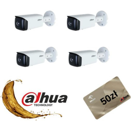 KAMERA IP DAHUA IPC-HFW3441T-AS-P-0210B opakowanie zbiorcze 4 szt.